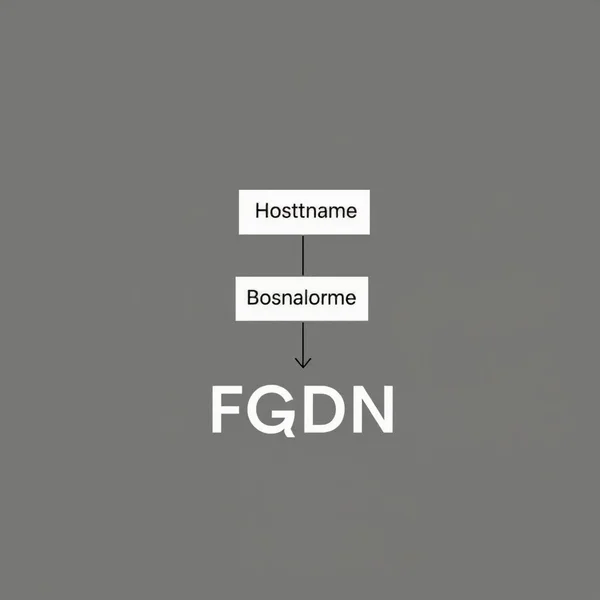 Visual representation of FQDN structure to aid understanding FQDN