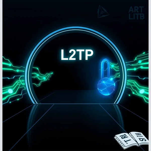Imagen que ilustra el concepto de un túnel de red con L2TP resaltado, ayudando a comprender el significado de L2TP