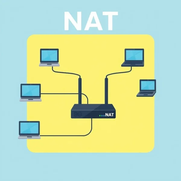 Diagram explaining how NAT (Network Address Translation) works