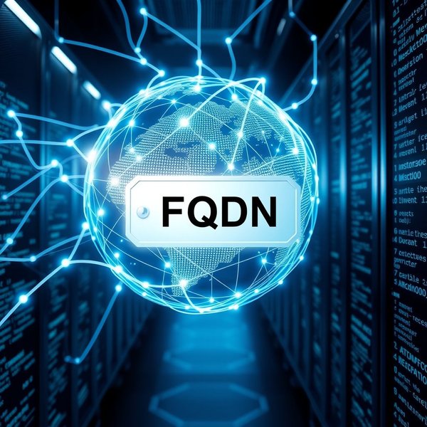FQDN yapısının görsel temsili, FQDN anlayışını desteklemek için