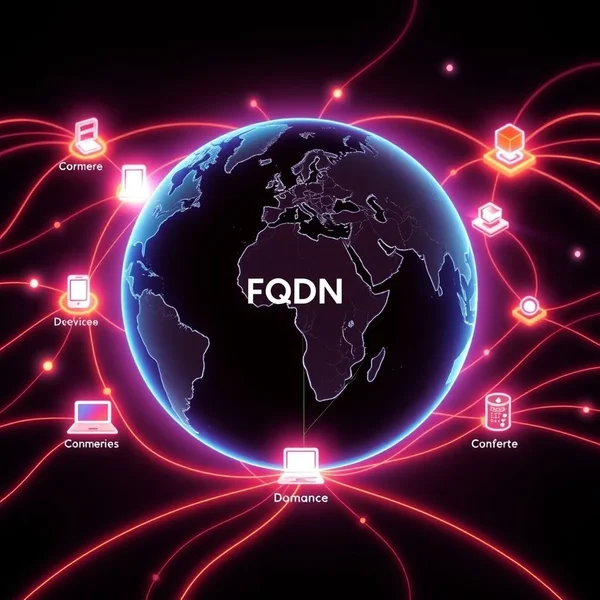 التوضيح البصري لبنية FQDN لمساعدتك على فهم FQDN