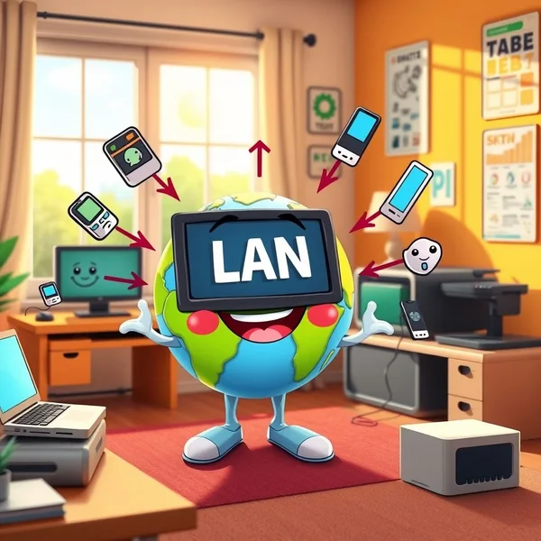 Learn English with the abbreviation LAN