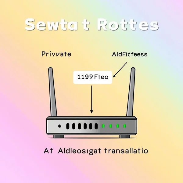 Diagramm, das erklärt, wie NAT (Network Address Translation) funktioniert