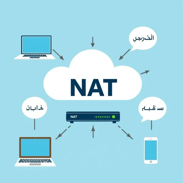 Diagram explaining how NAT (Network Address Translation) works