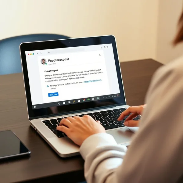 Một hình minh họa về cách viết Feedback Request Email
