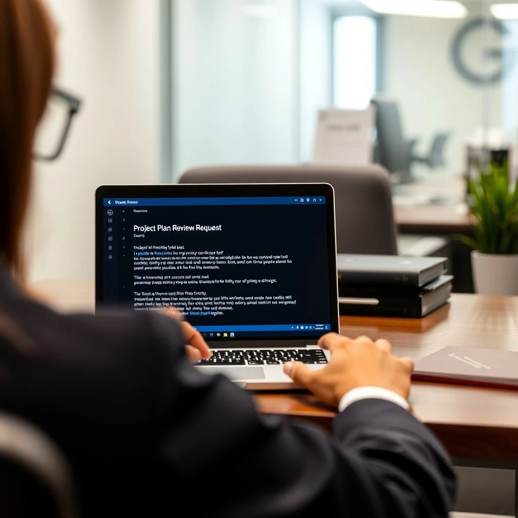 Cách Viết Email Yêu Cầu Xem Xét Kế Hoạch Dự Án (Project Plan Review Request)