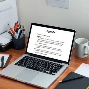 Come Scrivere un'Email Professionale con Meeting Agenda