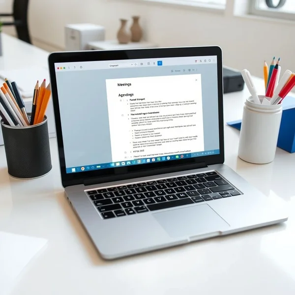 Cómo escribir un correo electrónico profesional con Meeting Agenda