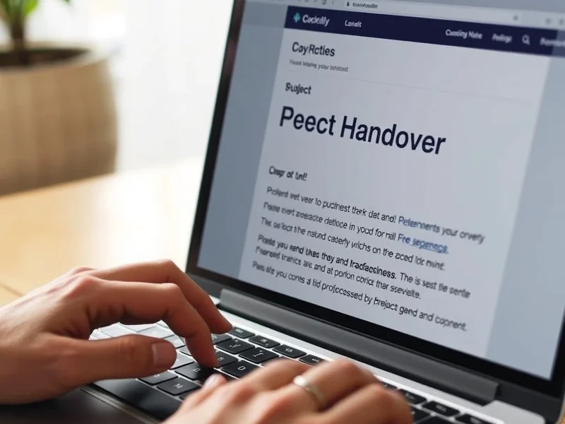 Project Handover E-Mail Schreiben: Vorlage, Vokabular & Beispiel