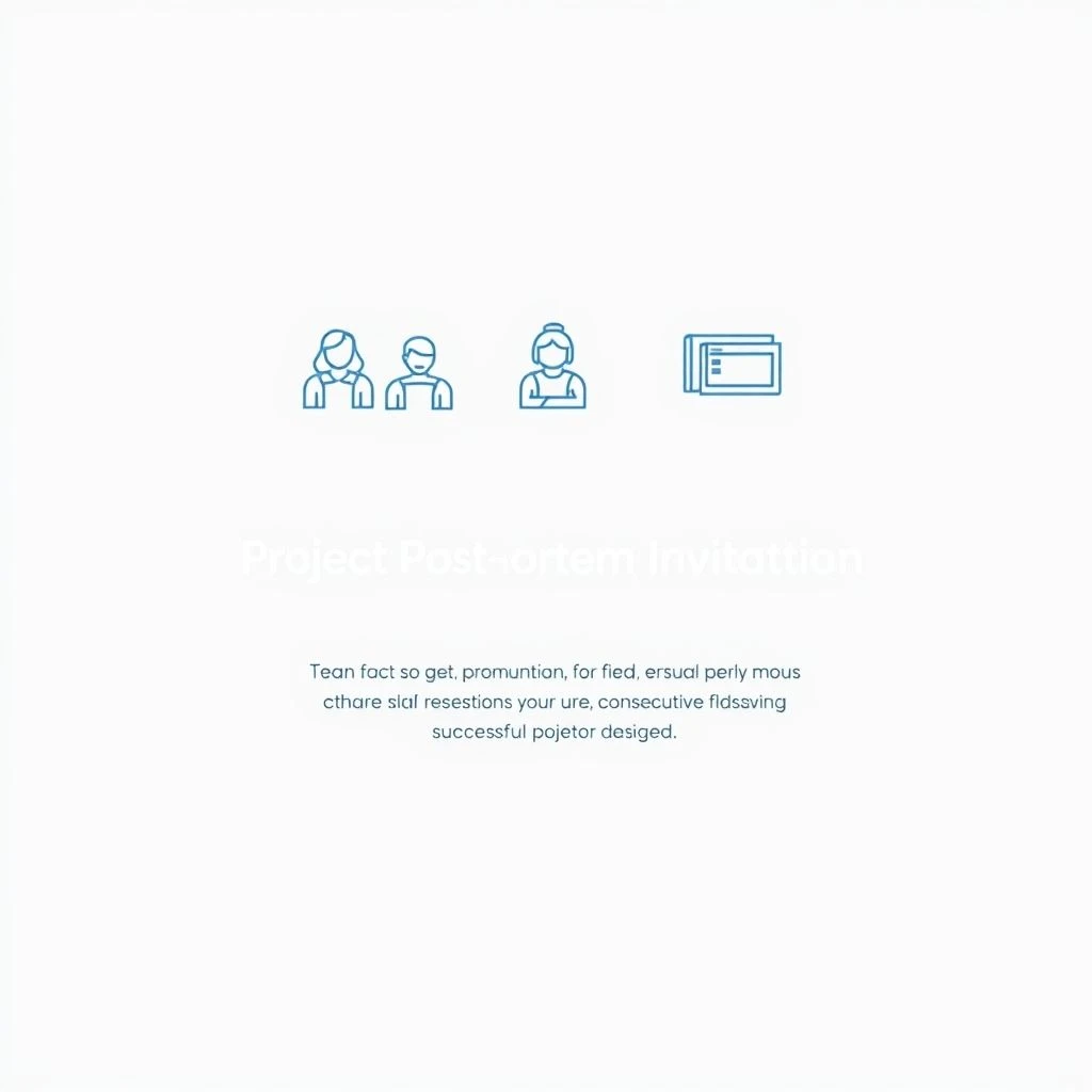 如何撰写专业的Project Post-Mortem Invitation邮件：指南与模板