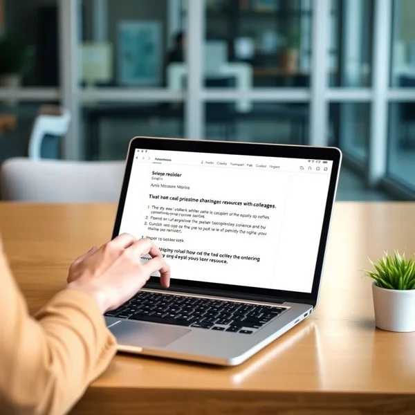 Panduan menulis Resource Sharing Email