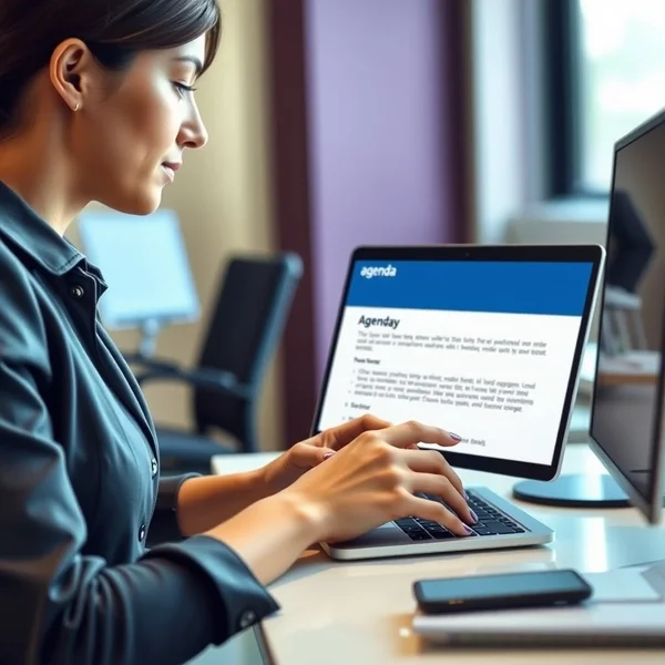 How to Write a Professional Meeting Agenda Email