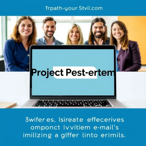 A professional Project Post-Mortem Invitation Email