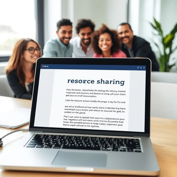 دليل لكتابة بريد إلكتروني لمشاركة Resource Sharing