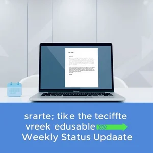วิธีการเขียนอีเมล Weekly Status Update: โครงสร้าง คำศัพท์ และตัวอย่าง