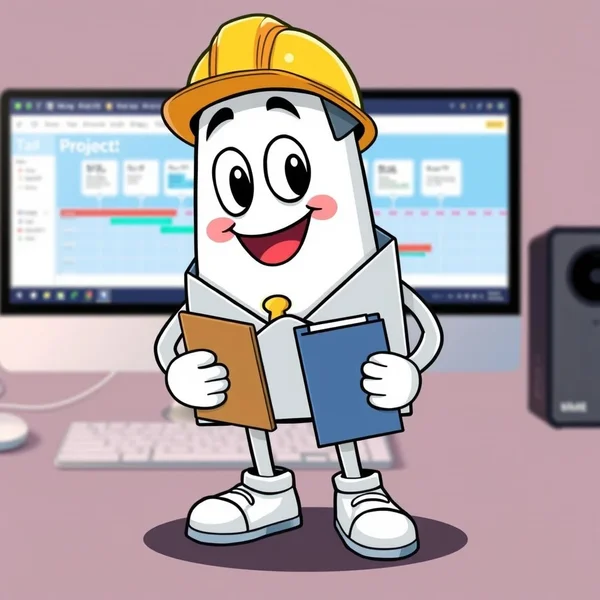 Image of a Project Kick-off Invitation Email being written on a laptop