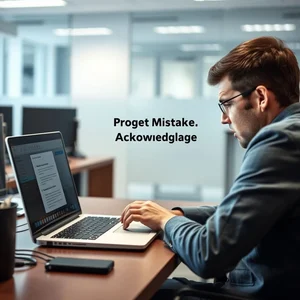 Cách Viết Email Thừa Nhận Sai Lầm Project Mistake Acknowledgment Trong Dự Án