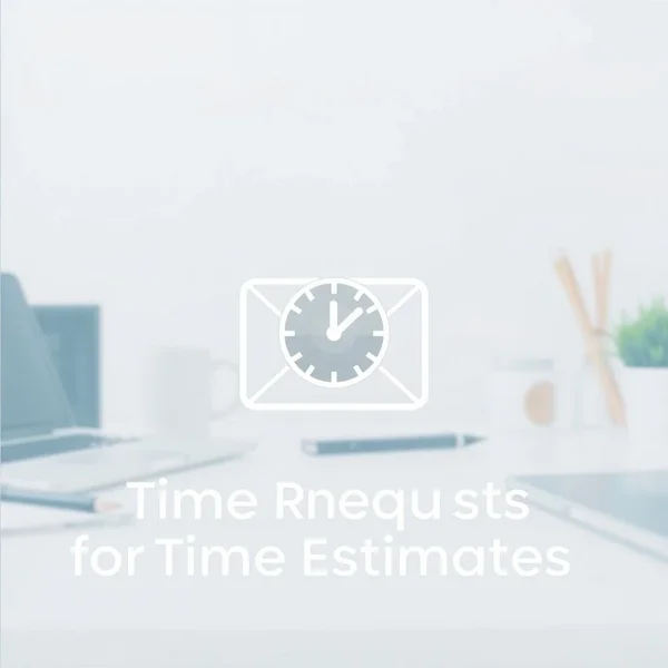 How to Write a Time Estimate Request Email