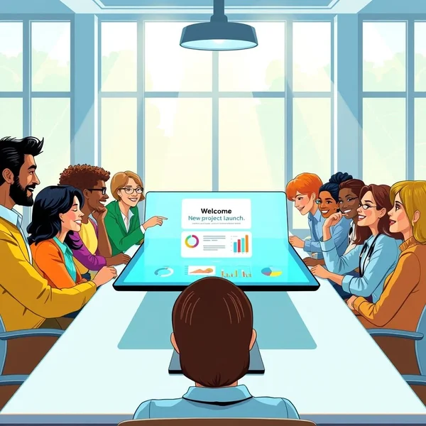 Une illustration montrant comment rédiger un email d’introduction d’équipe Cross-functional Team Introduction