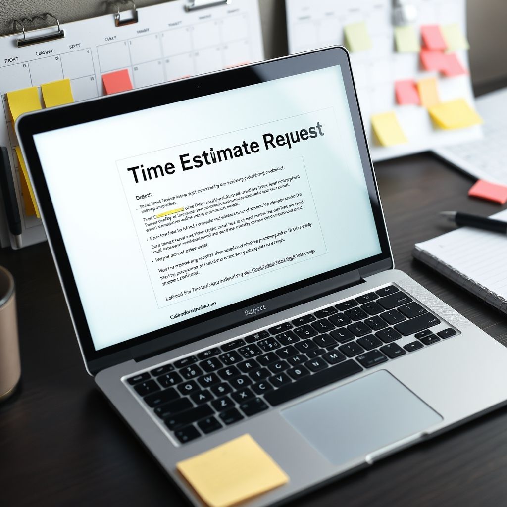 Hoe schrijf je een Time Estimate Request Email? Handleiding en Voorbeeld