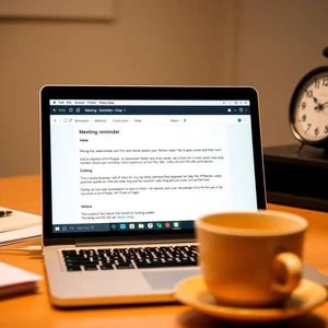 Как написать письмо Pre-meeting Reminder о предстоящей встрече?