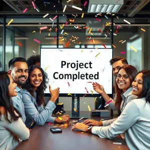 Struktur Email, Kosakata Penting, Contoh: Project Completion Announcement