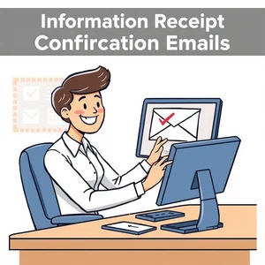 วิธีเขียนอีเมลยืนยันการได้รับข้อมูล Information Receipt Confirmation