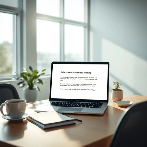 How to write a Missed Meeting Notes Request Email