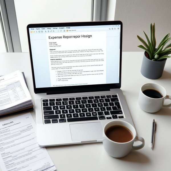 An image showing how to write an Expense Report Submission Email