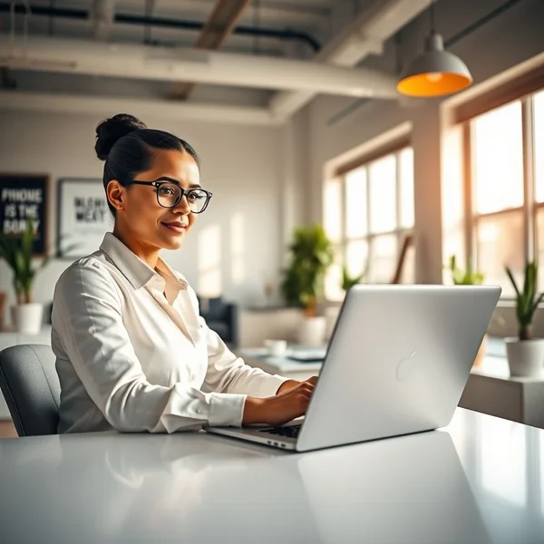 Image showing a person writing a Promotion Discussion Request Email