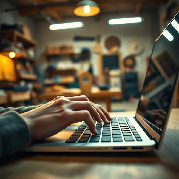 A clear and professional Workshop Enrollment Confirmation Email on a laptop screen