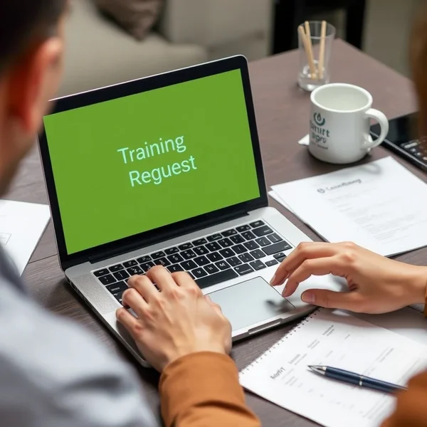 An illustration showing how to write a Training Budget Request Email