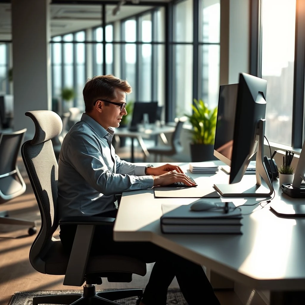 كيفية كتابة بريد إلكتروني لطلب Ergonomic Assessment Request وتوضيح الهيكل والمفردات ونموذج احترافي