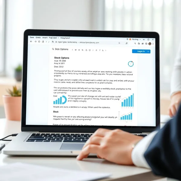 How to Write a Stock Options Inquiry Email