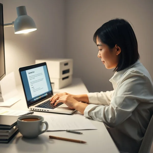 Self-Assessment Submission Emailの書き方