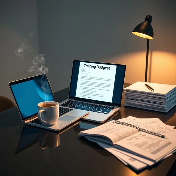 An illustration showing how to write a Training Budget Request Email