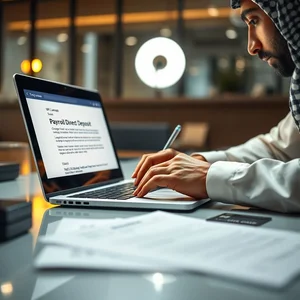 كيفية كتابة بريد إلكتروني لتغيير معلومات Payroll Direct Deposit وتفاصيل نموذج احترافي
