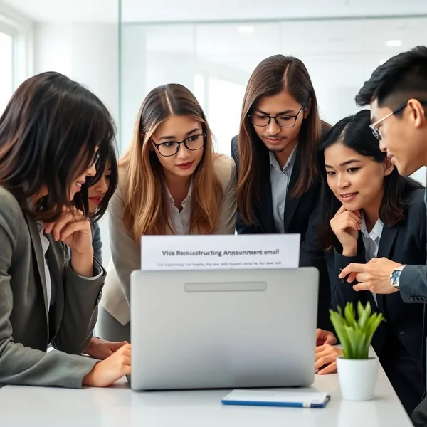 How to Write a Team Restructuring Announcement Email