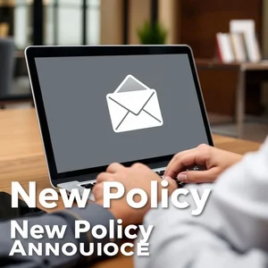 Cara Menulis Email Pengumuman Kebijakan Baru New Policy Announcement yang Efektif