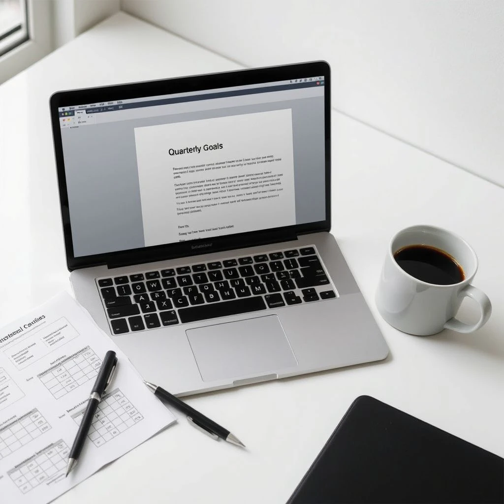 Comment écrire un email de Quarterly Goals Setting pour communiquer vos objectifs