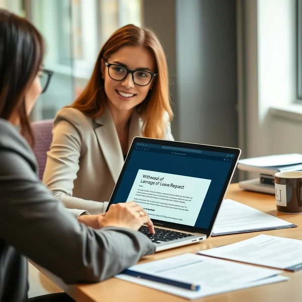 Leave Request Withdrawal Email