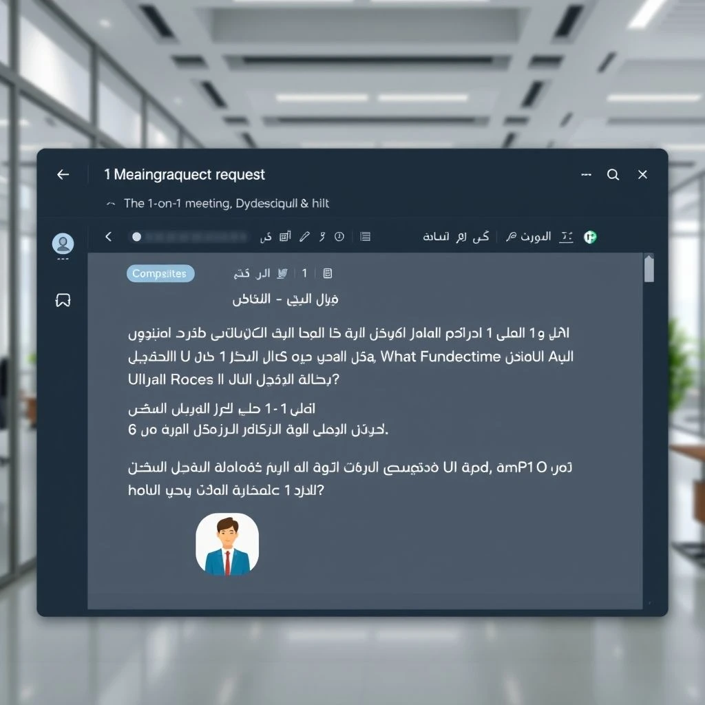 كيفية كتابة بريد إلكتروني لطلب اجتماع 1-on-1 Meeting Request وأهم العبارات والأمثلة