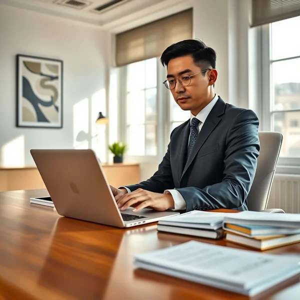 Image of a person writing a Vacation Request Denial Email