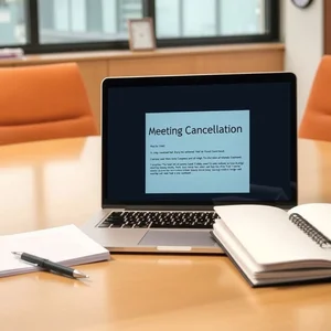 Come Scrivere un'E-mail di Annullamento Riunione Meeting Cancellation Struttura Vocabolario Esempio