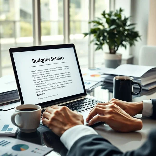 Budget Submission Request Email