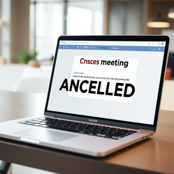 Cómo escribir un correo electrónico de Meeting Cancellation