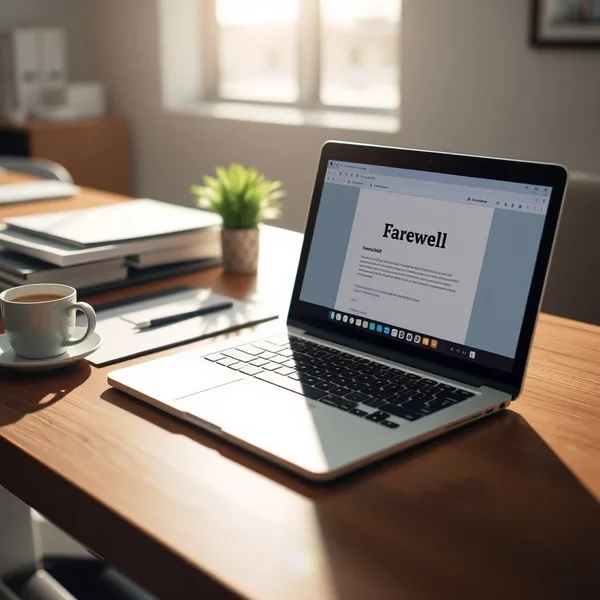 How to Write a Farewell Email
