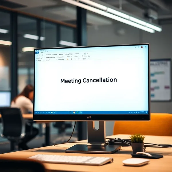 How to Write a Meeting Cancellation Email