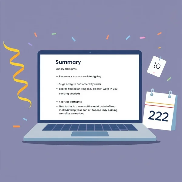 How to Write a Year-End Recap Email