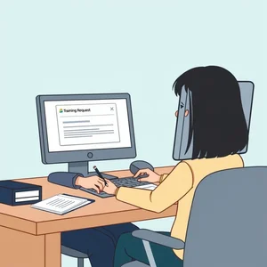 トレーニングリクエスト承認メールの書き方とTraining Request Approvalのポイント